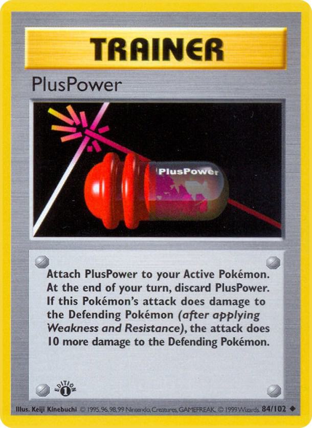 84-1ED PlusPower – Base Set