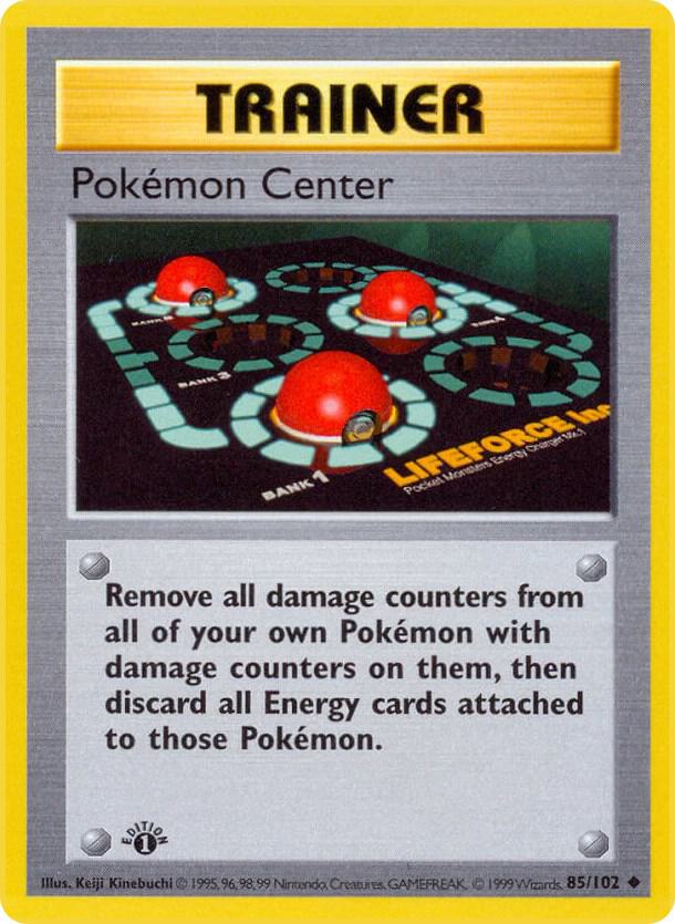 85-1ED Pokémon Center – Base Set