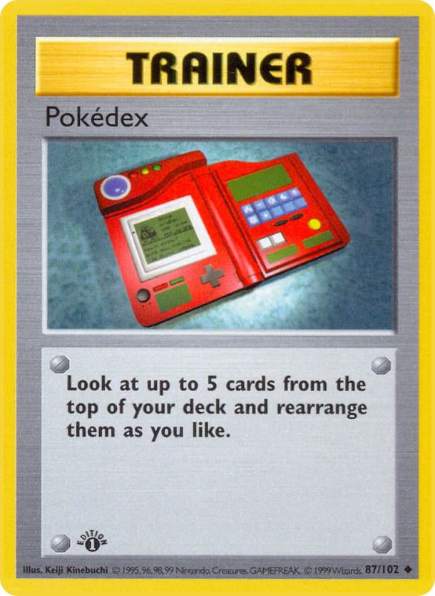 87-1ED Pokédex – Base Set