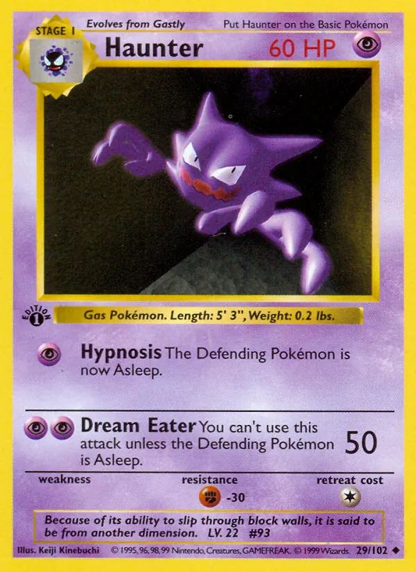29 Haunter – Base Set