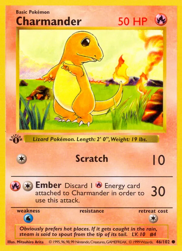 46 Charmander – Base Set