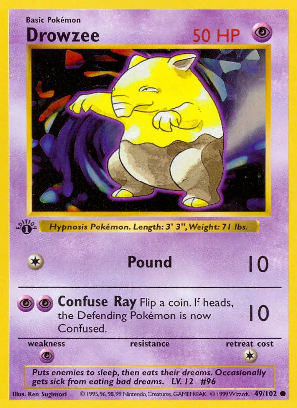 49 Drowzee – Base Set
