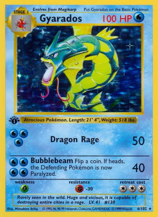 6 Gyarados – Base Set