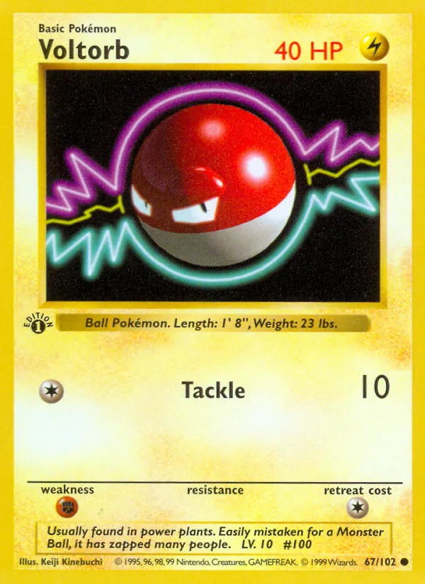 67 Voltorb – Base Set