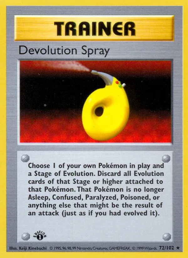 72 Devolution Spray – Base Set