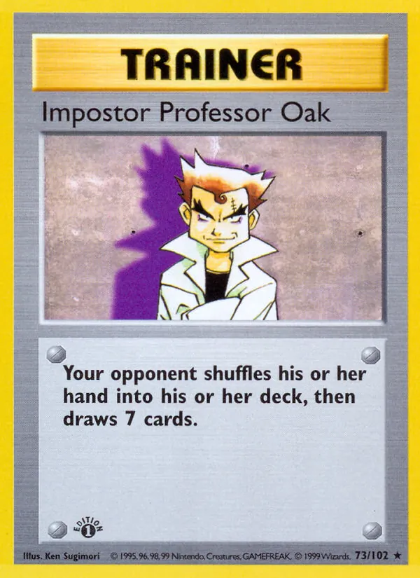 73 Impostor Professor Oak – Base Set