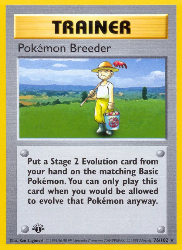 76 Pokémon Breeder – Base Set