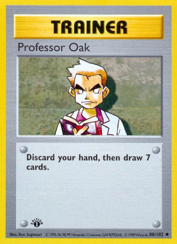 88 Professor Oak – Base Set