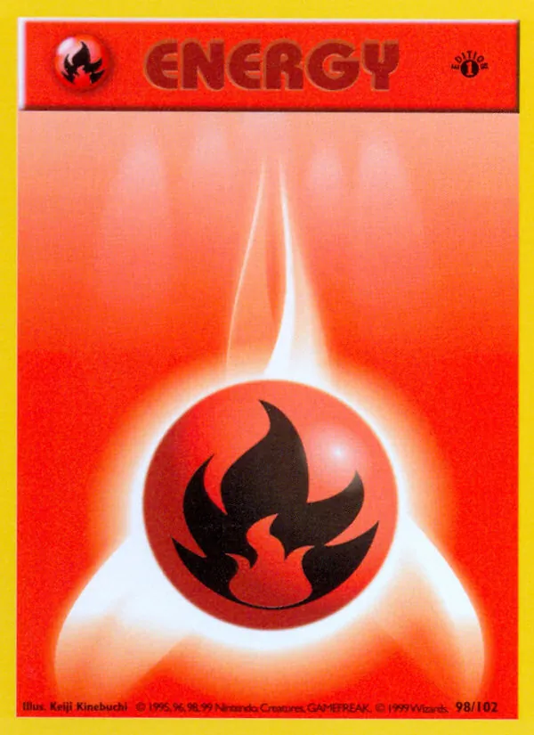 98 Fire Energy – Base Set