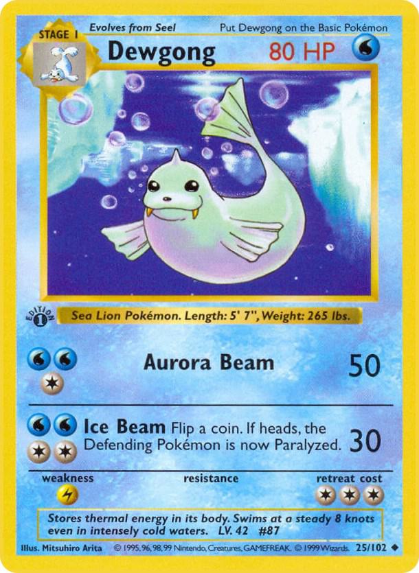 25-SL Dewgong – Base Set