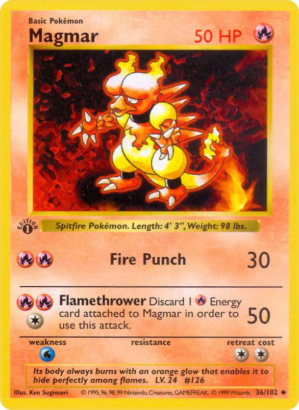 36-SL Magmar – Base Set