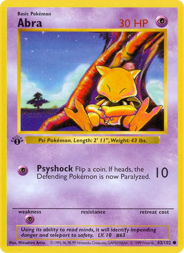 43-SL Abra – Base Set