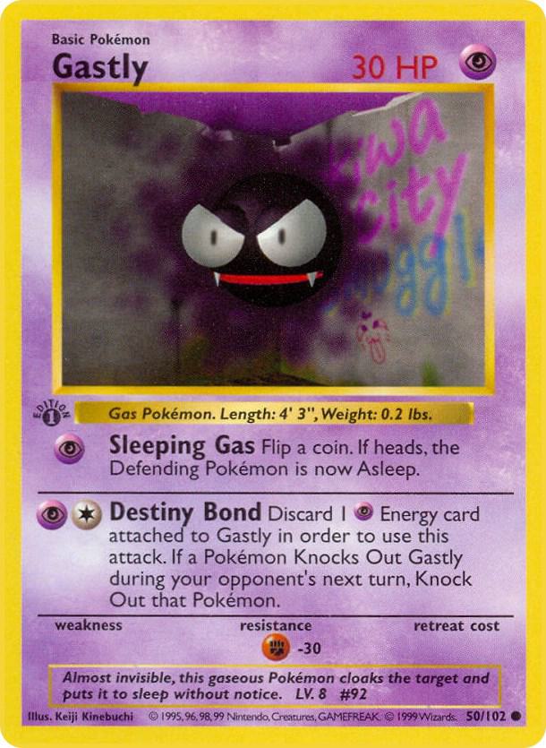 50-SL Gastly – Base Set