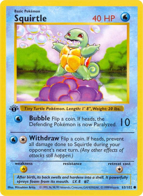 63-SL Squirtle – Base Set