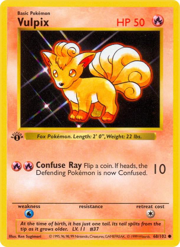 68-SL Vulpix – Base Set