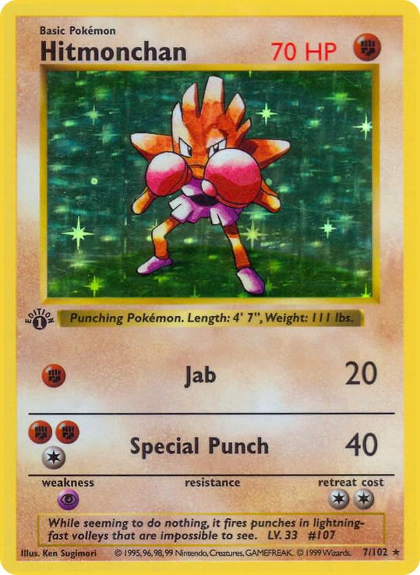 7-SL Hitmonchan – Base Set