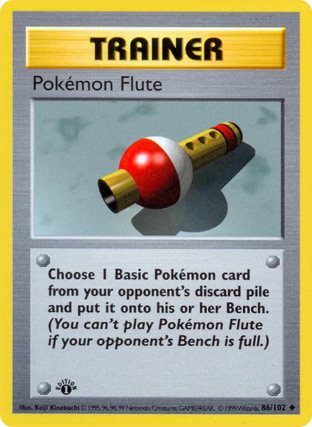 86-SL Pokémon Flute – Base Set