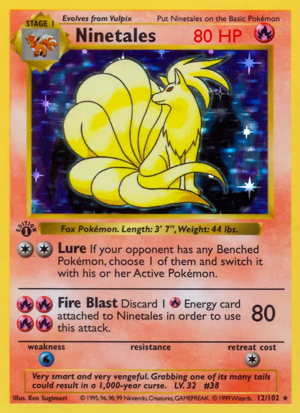 12-C00 Ninetales – Base Set