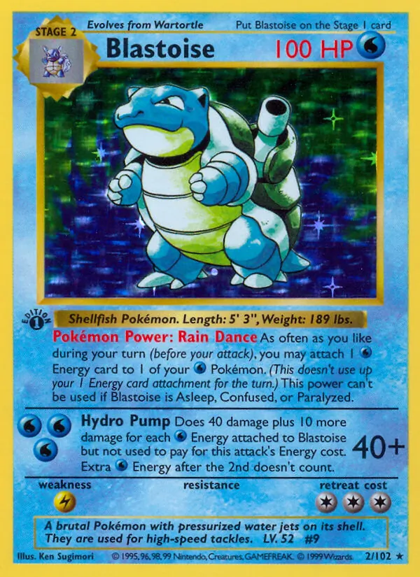 2-C00 Blastoise – Base Set