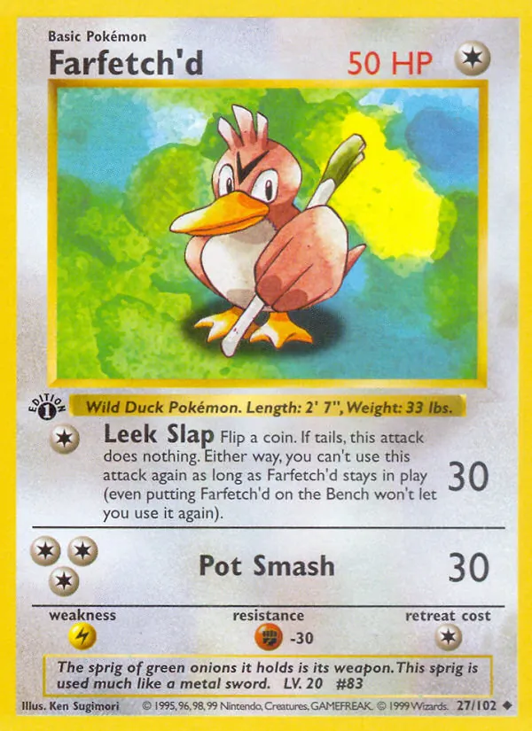 27-C00 Farfetch'd – Base Set