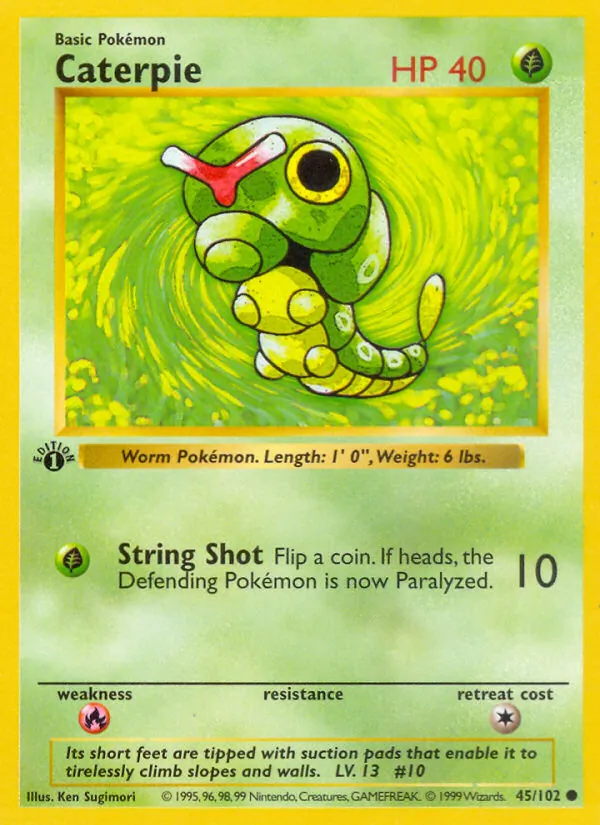 45-C00 Caterpie – Base Set