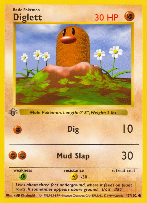 47-C00 Diglett – Base Set