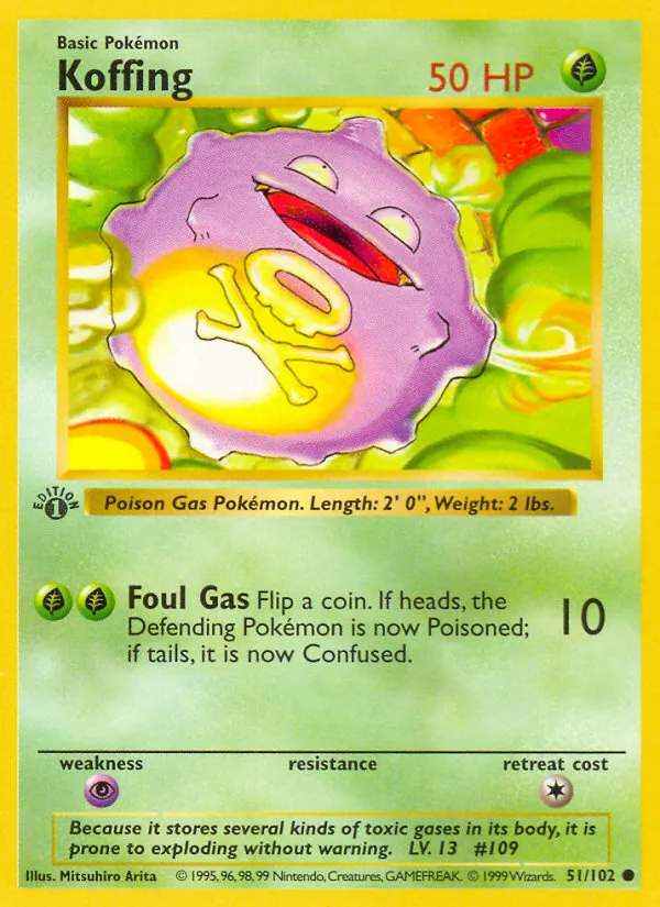 51-C00 Koffing – Base Set