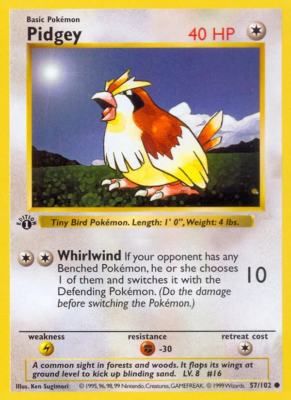 57-C00 Pidgey – Base Set