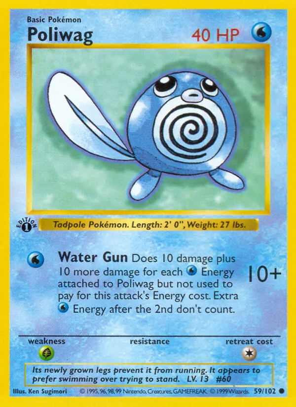 59-C00 Poliwag – Base Set