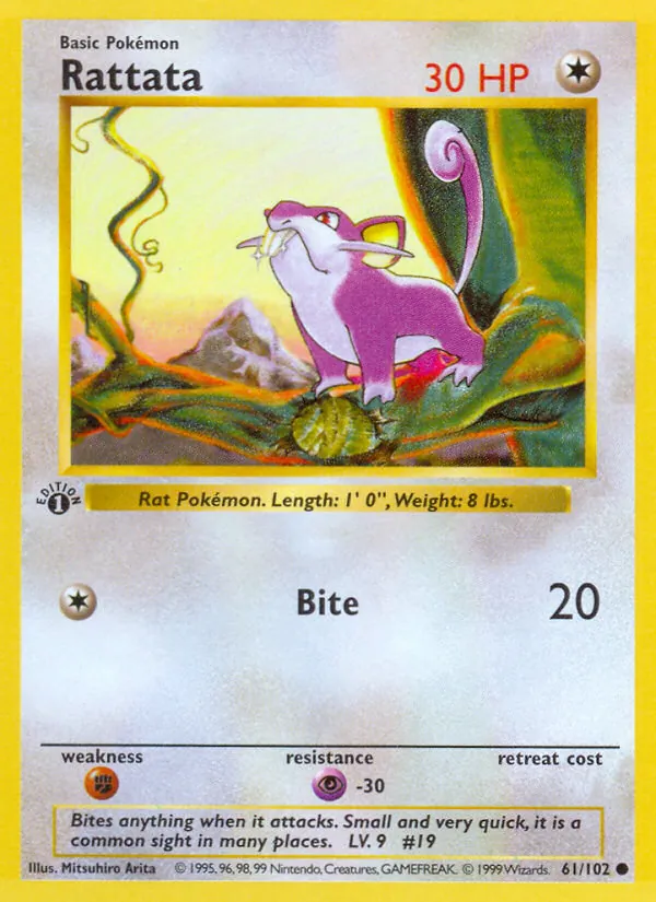 61-C00 Rattata – Base Set