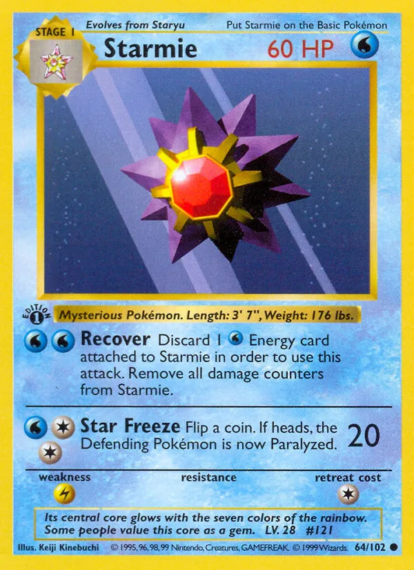 64-C00 Starmie – Base Set