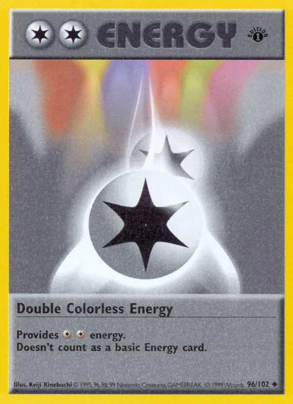 96-C00 Double Colorless Energy – Base Set