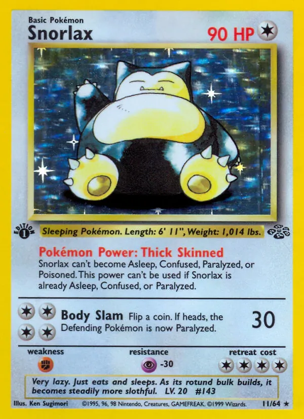 11-1ED Snorlax – Jungle