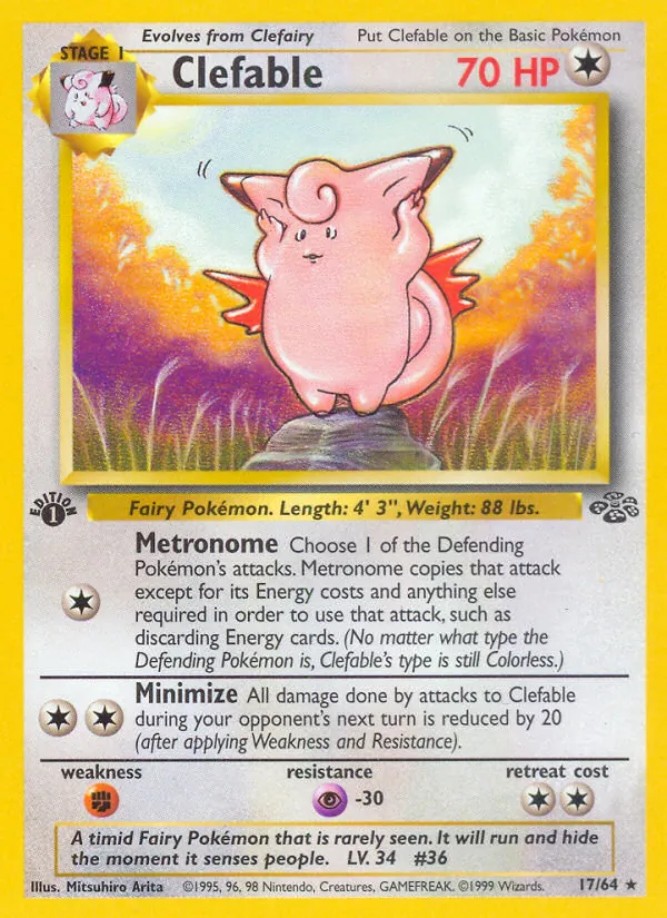 17-1ED Clefable – Jungle