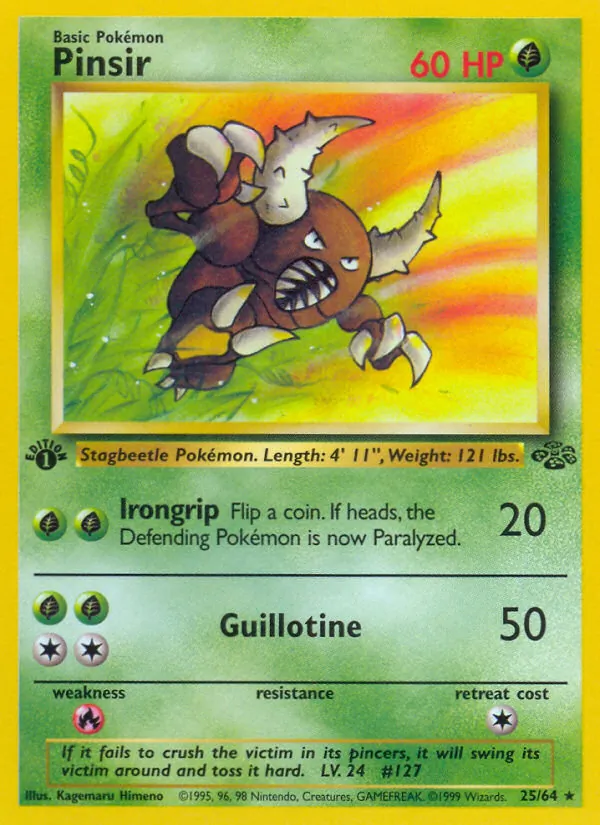 25-1ED Pinsir – Jungle