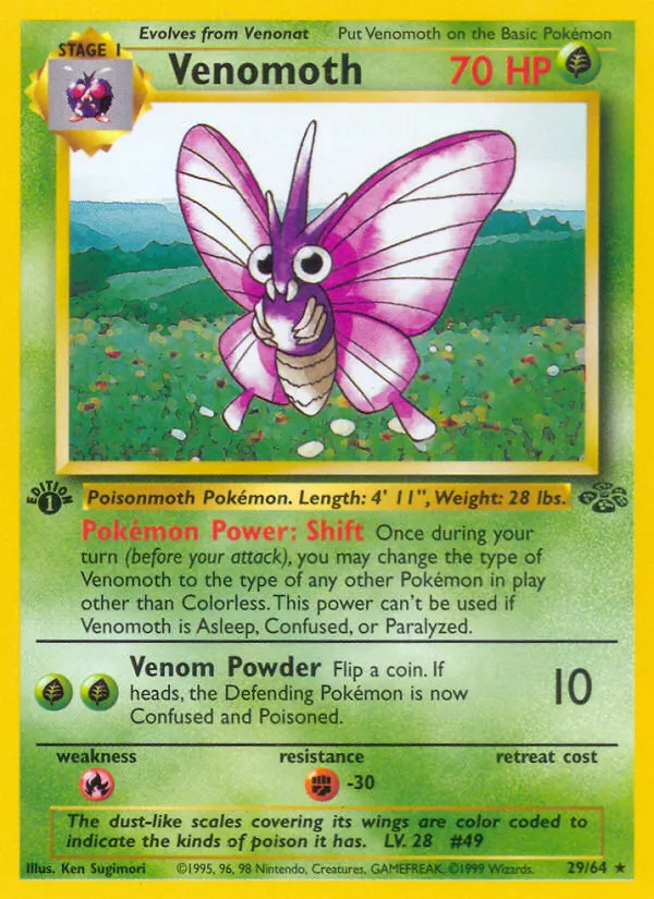 29-1ED Venomoth – Jungle