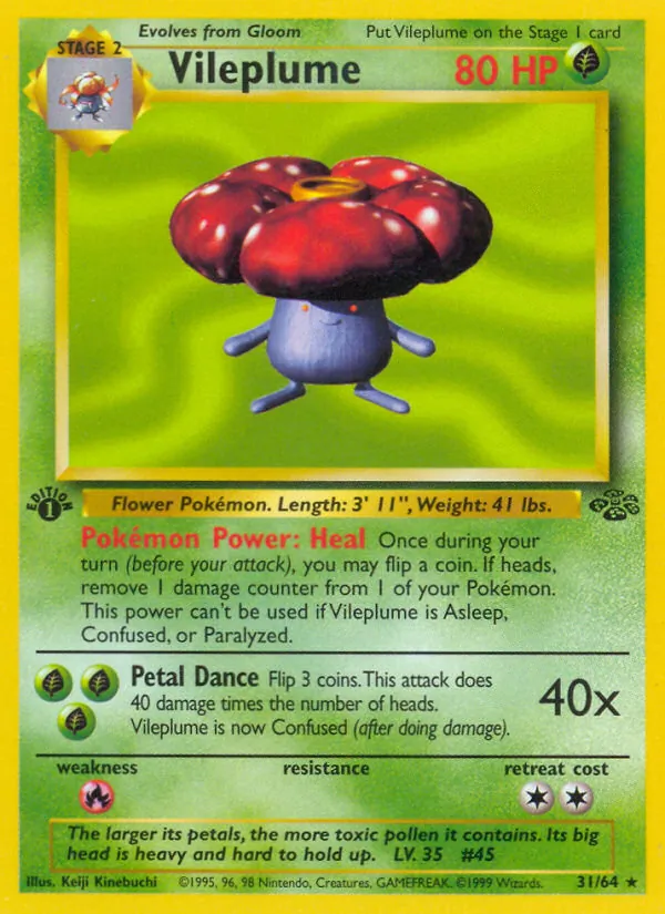 31-1ED Vileplume – Jungle