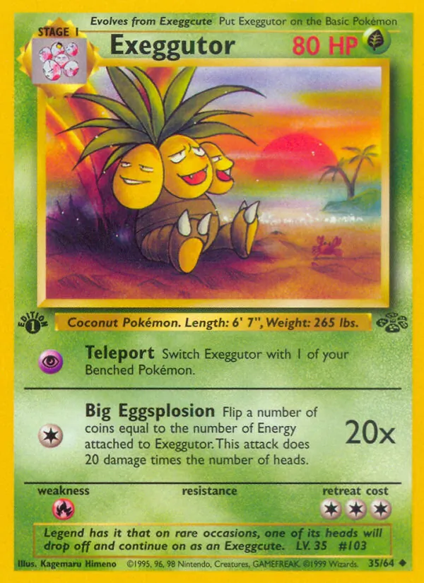 35-1ED Exeggutor – Jungle
