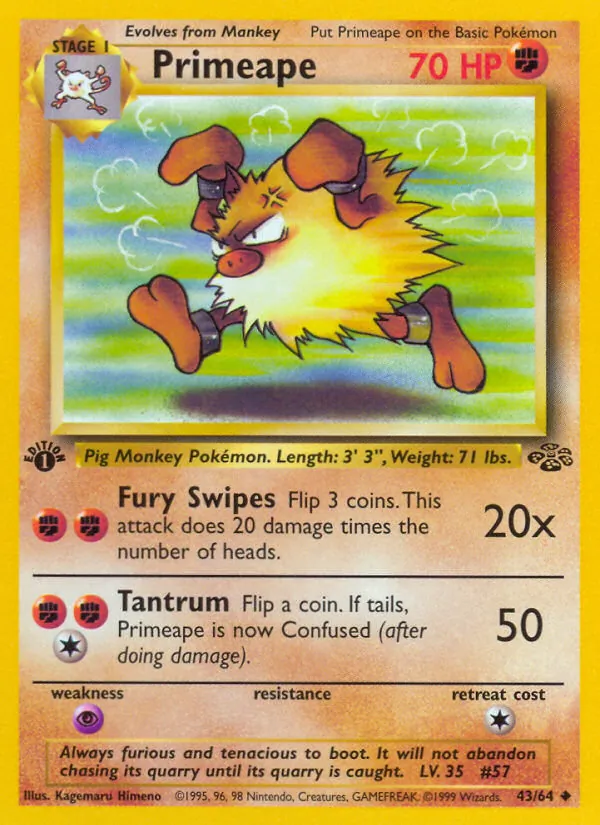 43-1ED Primeape – Jungle