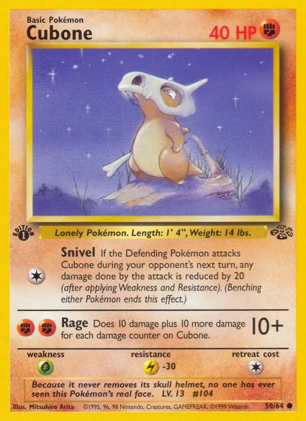 50-1ED Cubone – Jungle