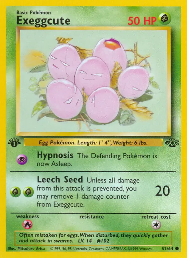 52-1ED Exeggcute – Jungle