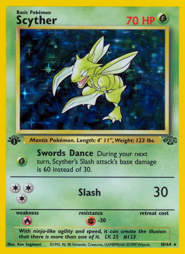 10 Scyther – Jungle
