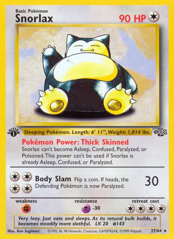 27 Snorlax – Jungle