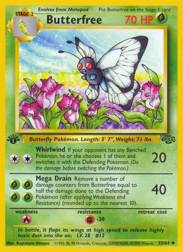 33 Butterfree – Jungle