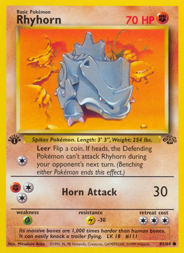 61 Rhyhorn – Jungle