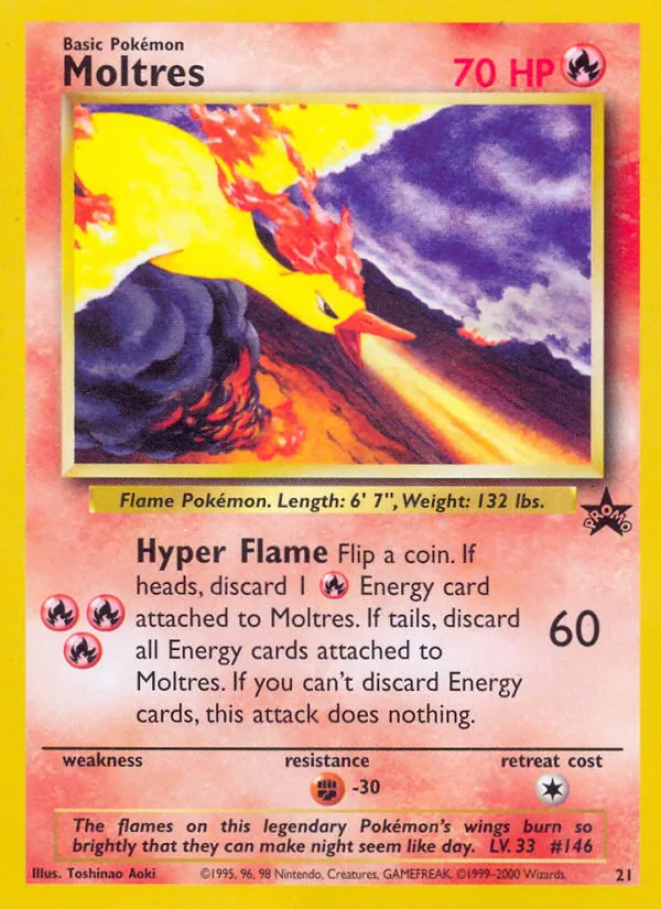 21-normal-aokierror Moltres (Aoki Error) – Wizards Black Star Promos