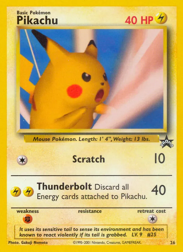 26 Pikachu – Wizards Black Star Promos