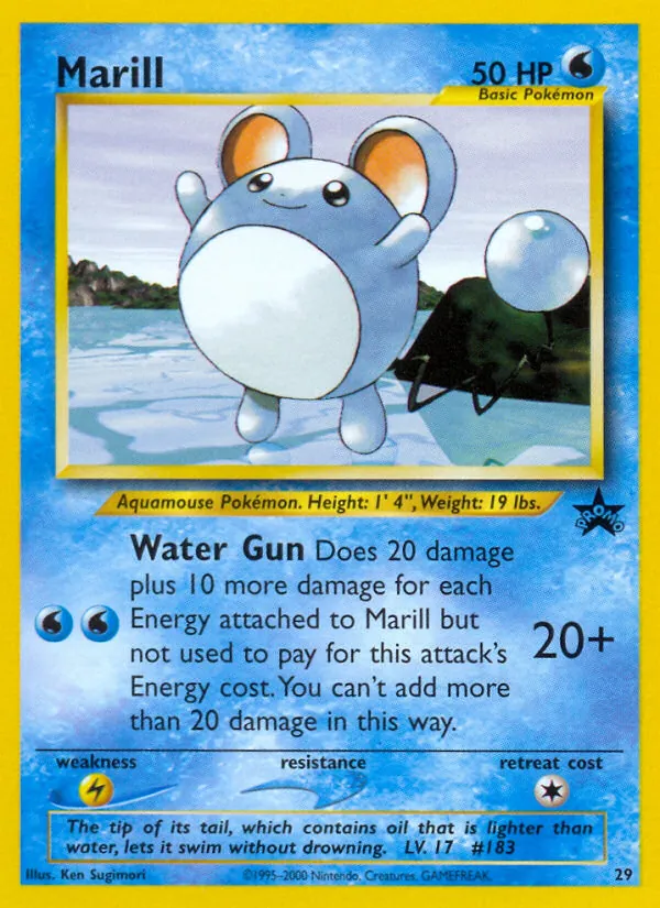 29 Marill – Wizards Black Star Promos