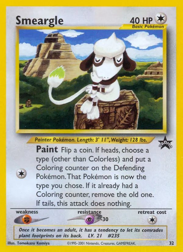 32 Smeargle – Wizards Black Star Promos