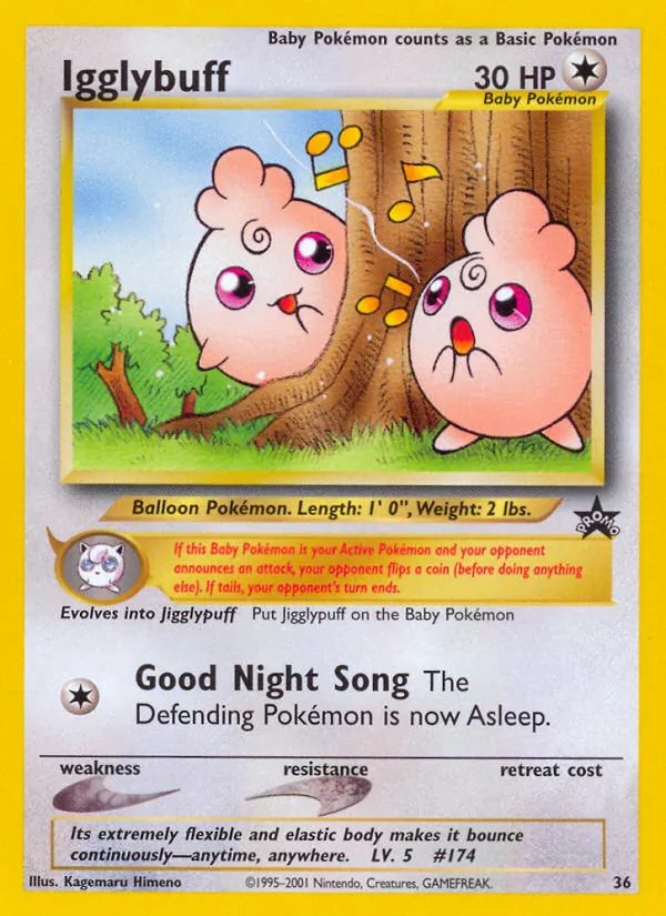 36 Igglybuff – Wizards Black Star Promos